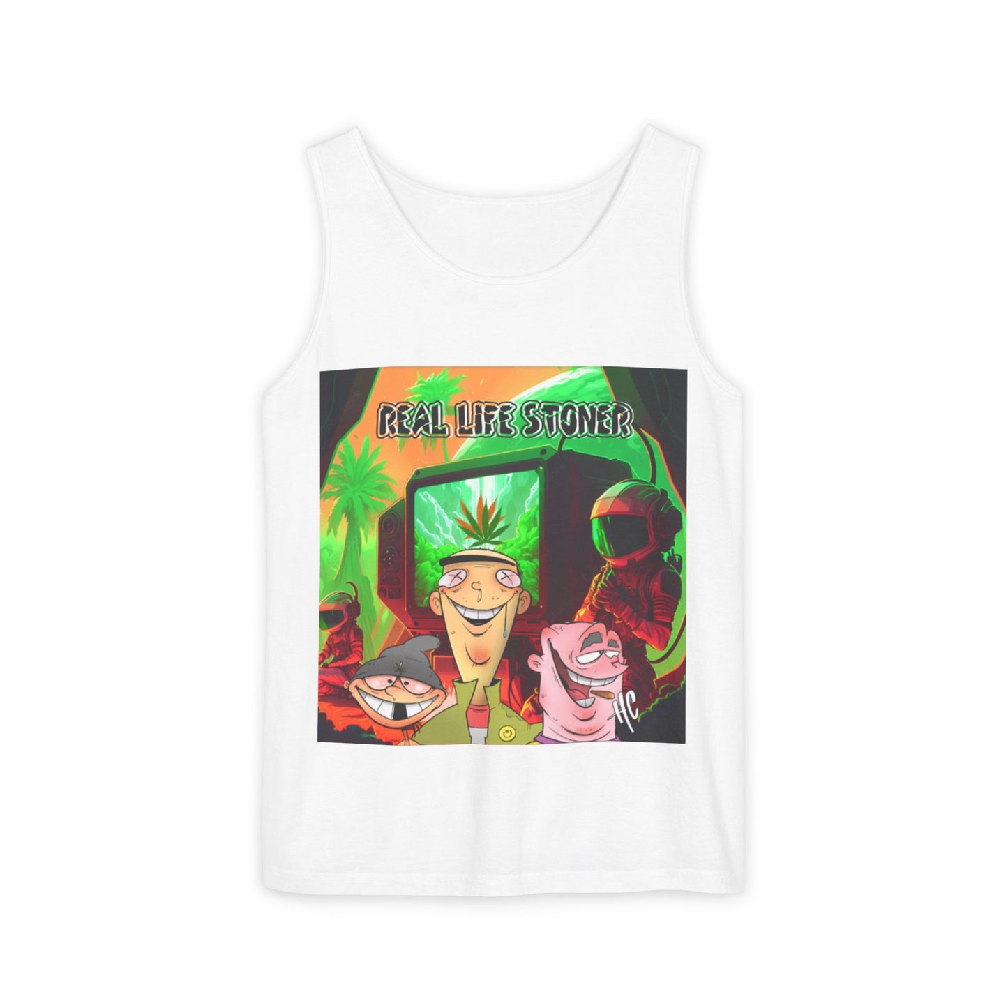 Real Life Stoner Unisex Tank Top - Vibe with Chill Humor