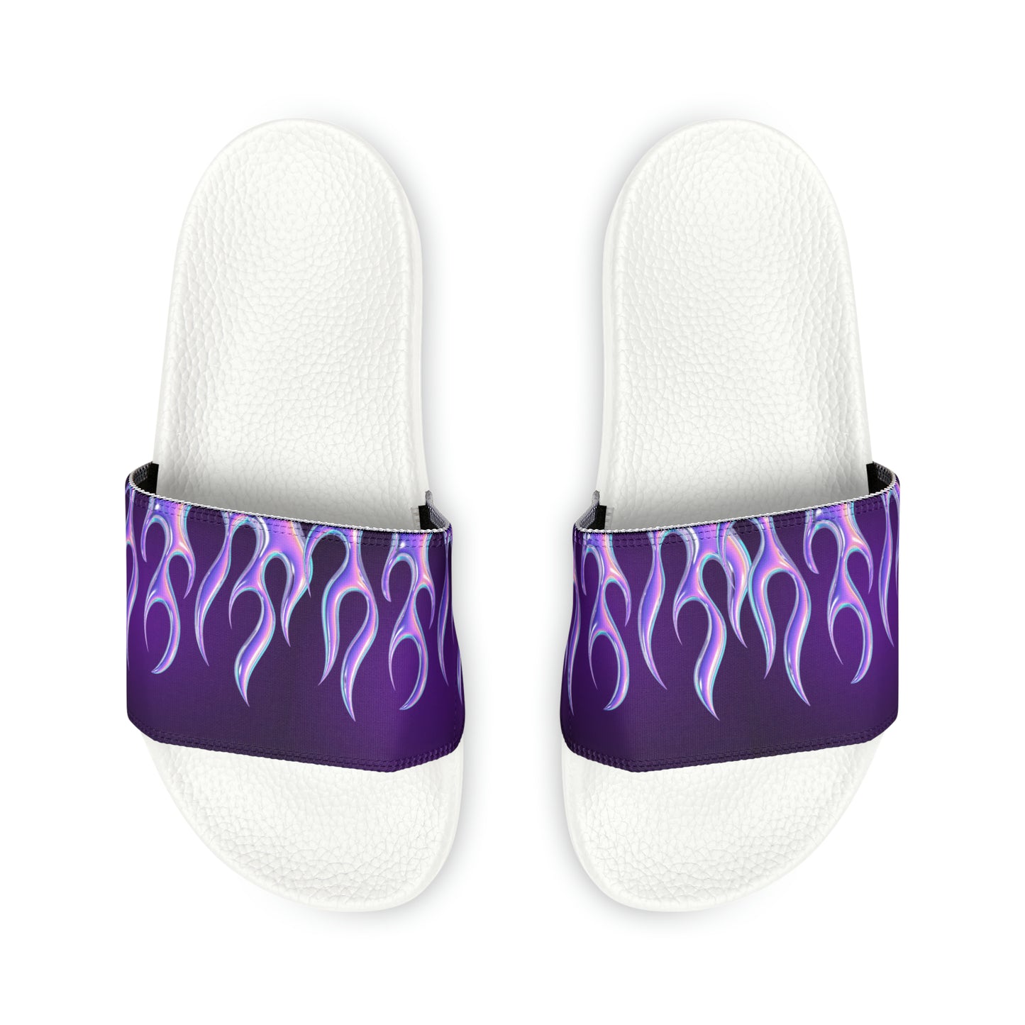 Women's Purple Flame Slides