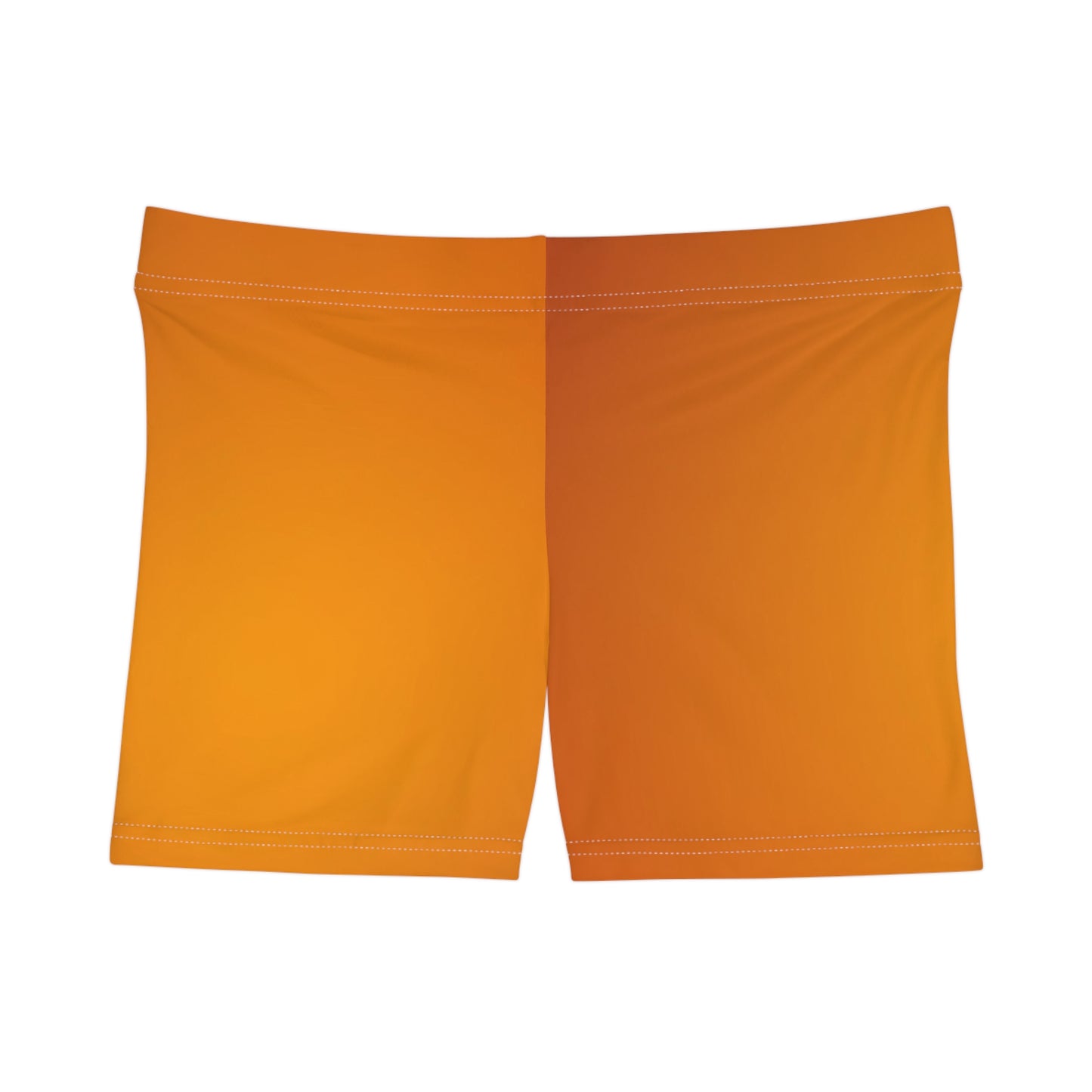 Orange mini shorts