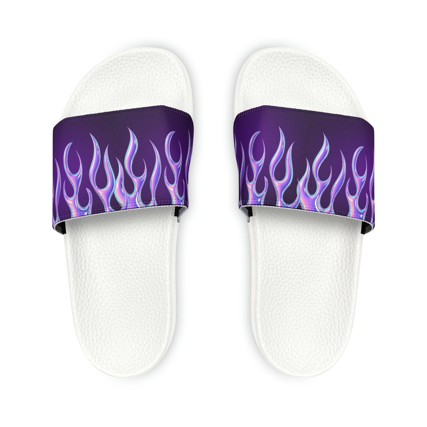 Women's Purple Flame Slides