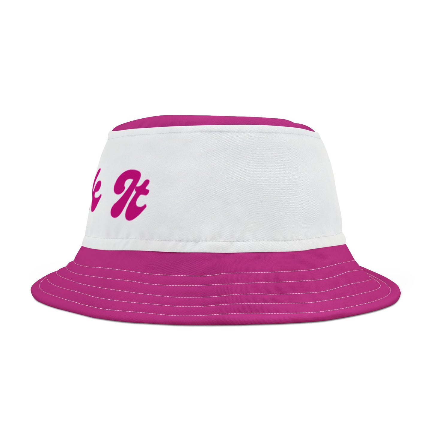 Pink Clock It Bucket Hat