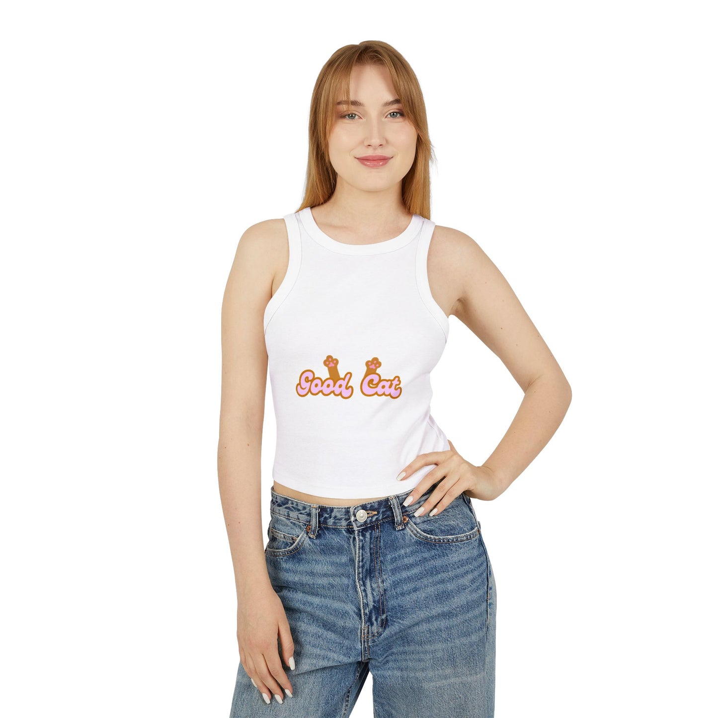 Good Cat Crop Tee