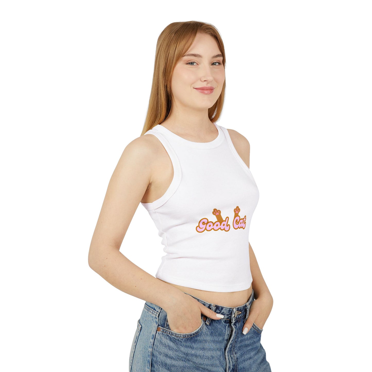 Good Cat Crop Tee