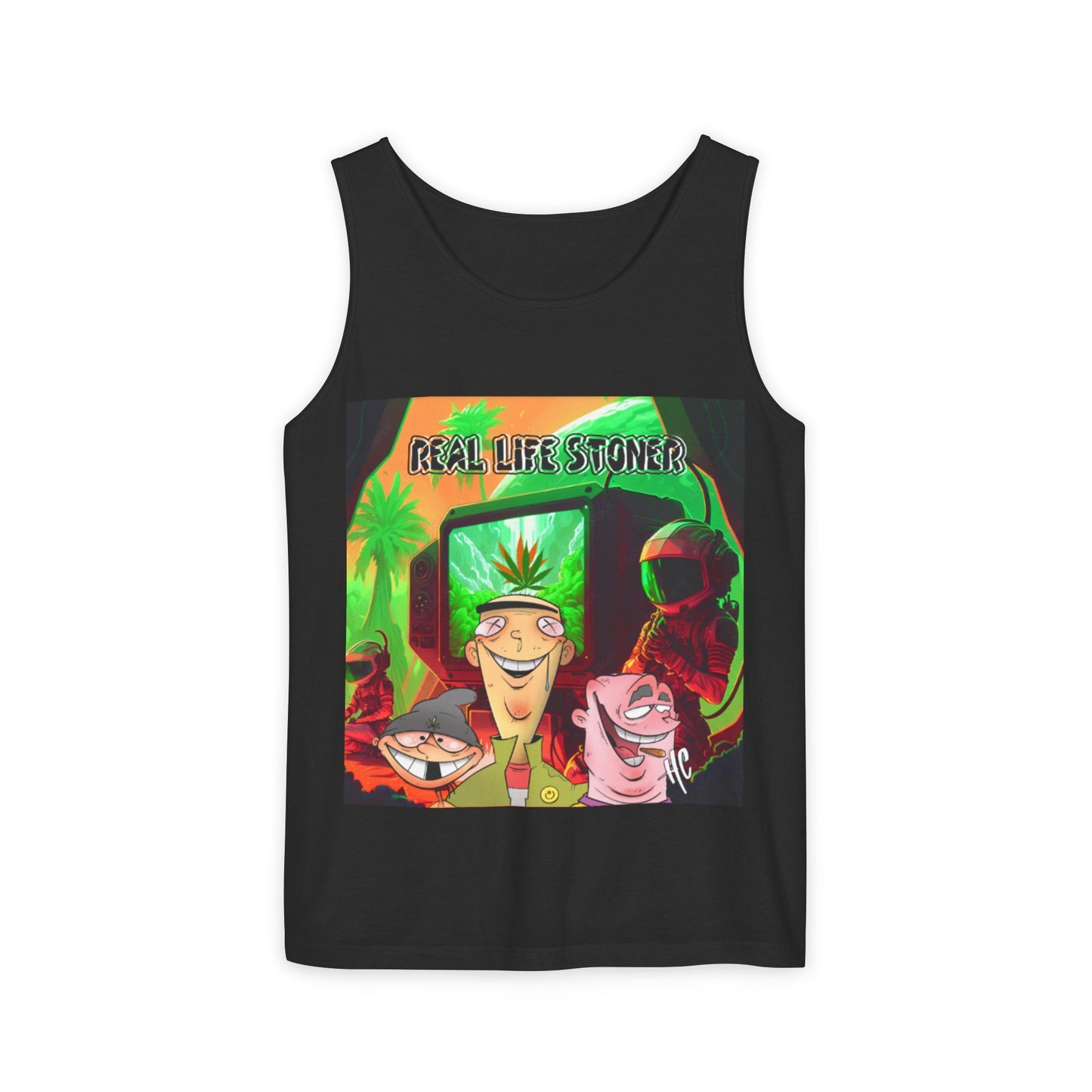 Real Life Stoner Unisex Tank Top - Vibe with Chill Humor