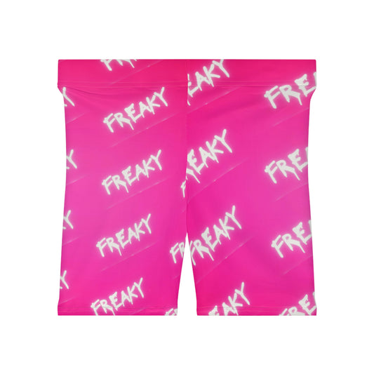 Pink Freaky Biker Shorts