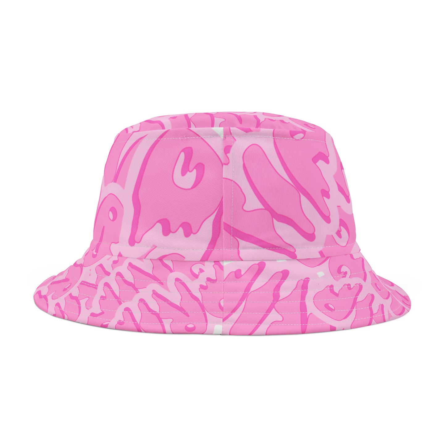 Pink Drip Bucket Hat