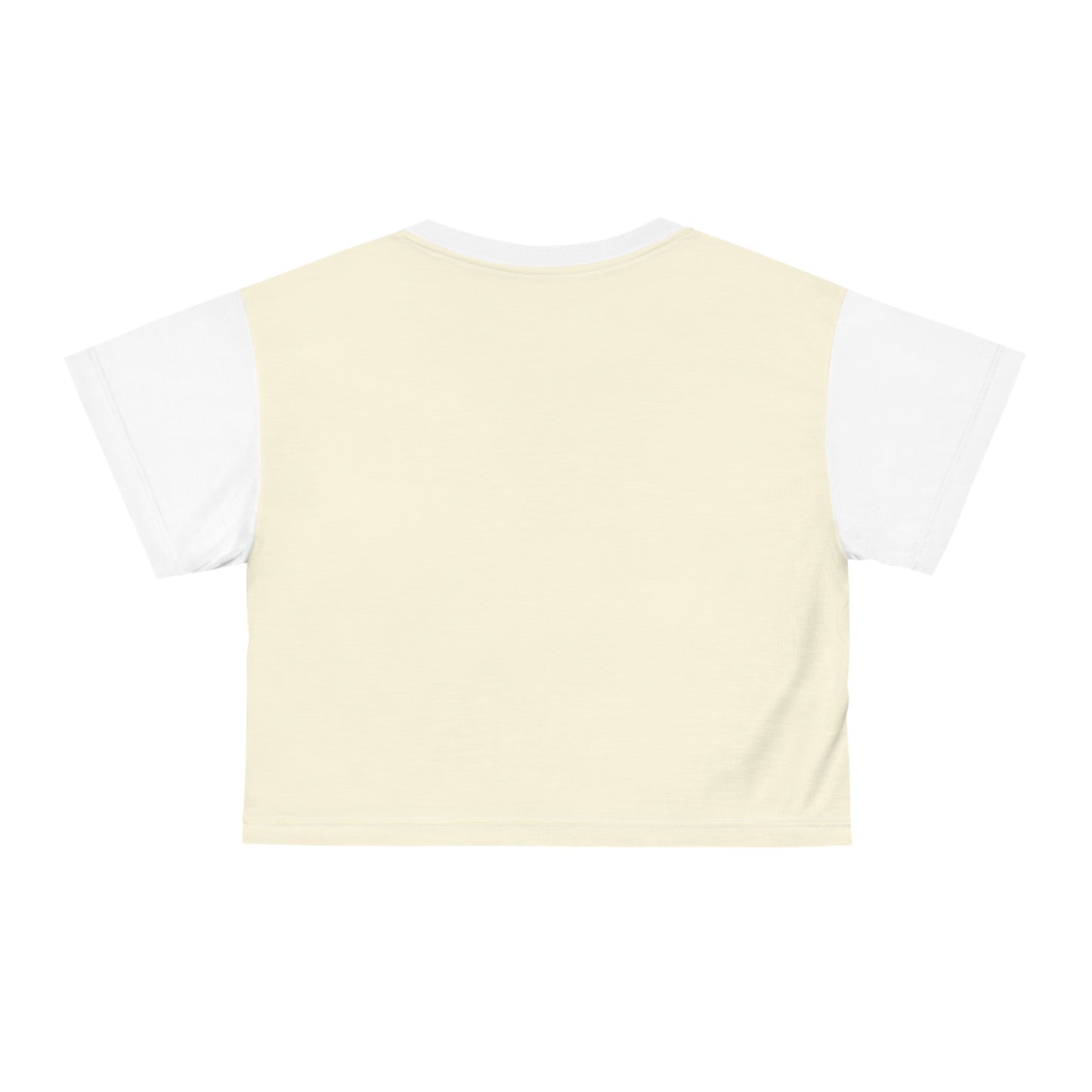 White Thou Shalt Not Crop Tee