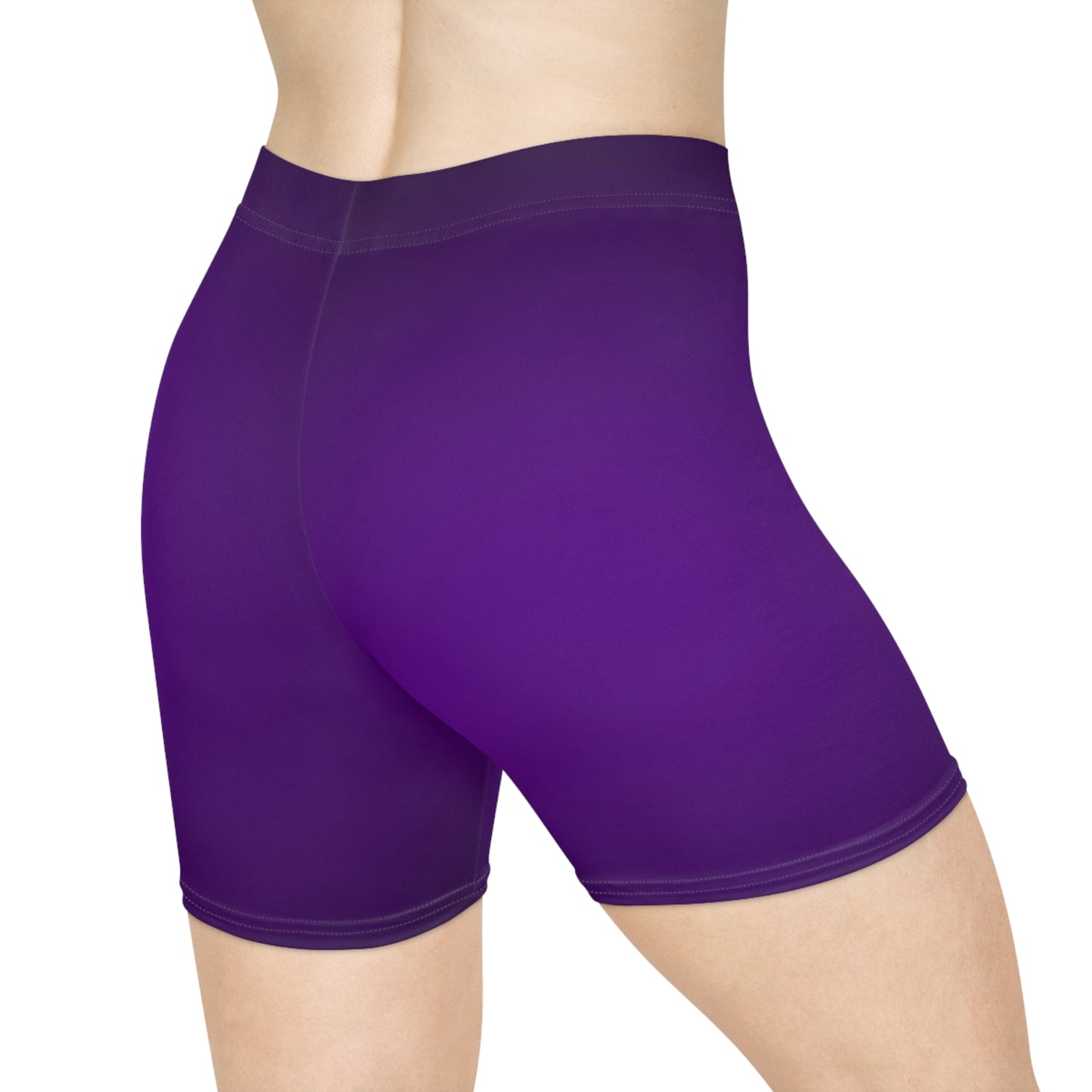 Purple Women's Biker Shorts