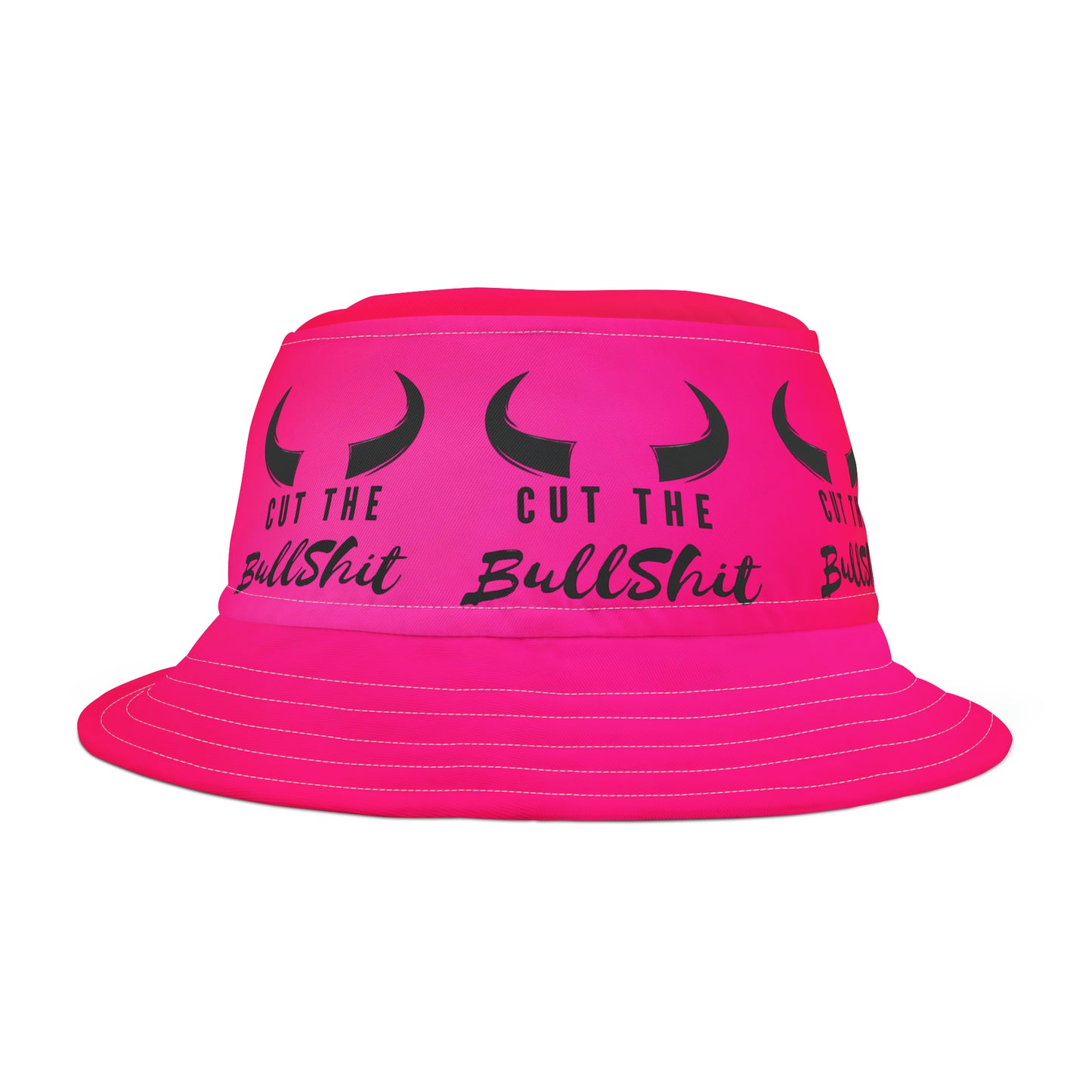 Pink Cut The BS Bucket Hat