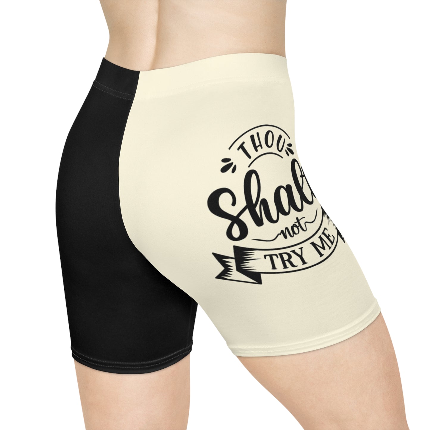 Thou Shall not Biker Shorts