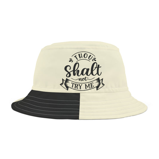 Black Thou Shalt not Bucket Hat