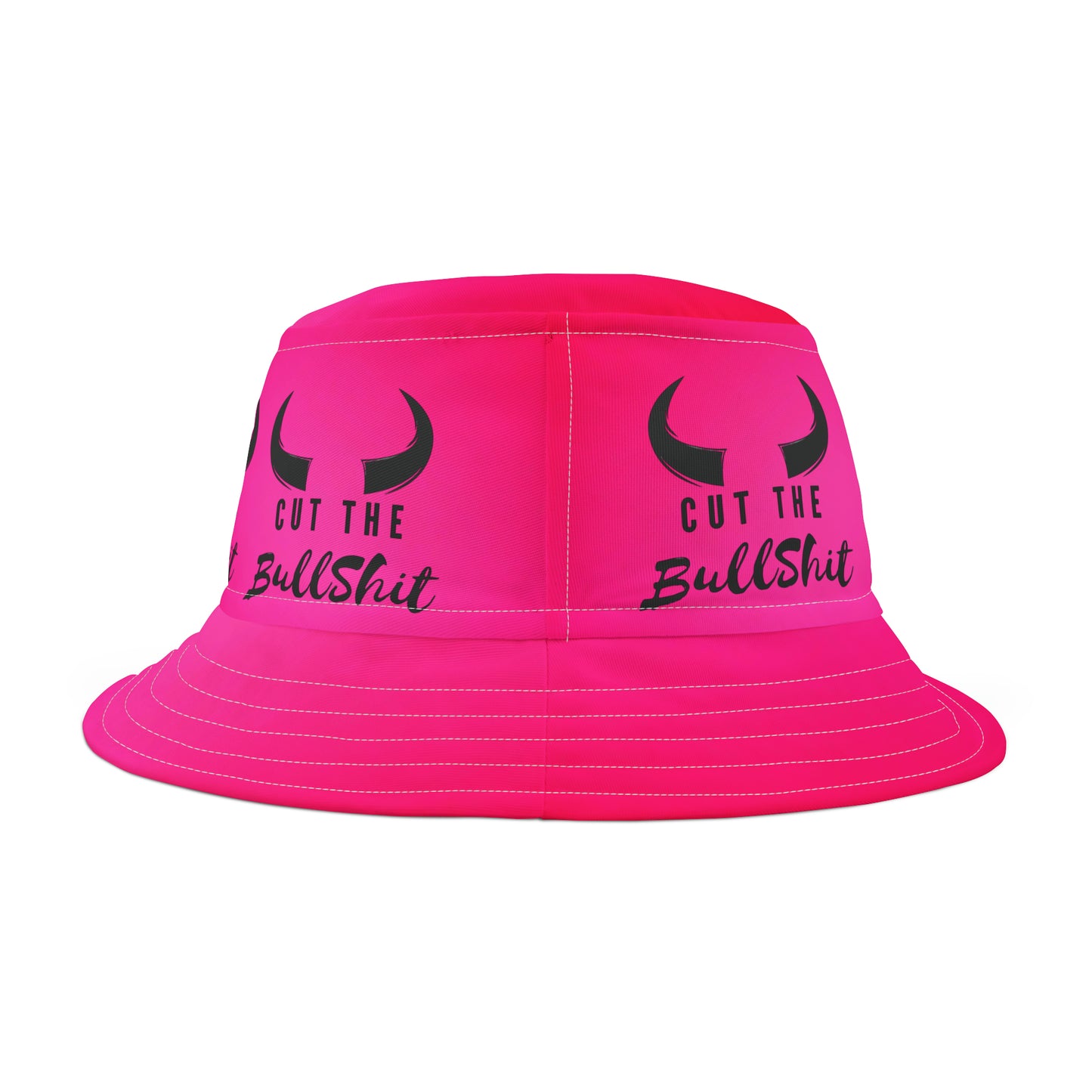 Pink Cut The BS Bucket Hat