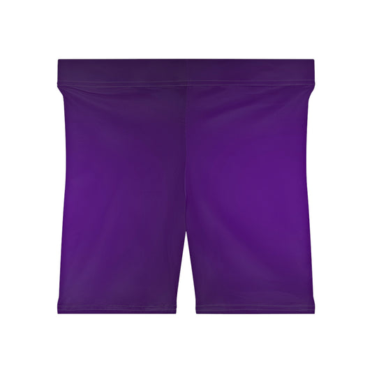 Purple Women's Biker Shorts