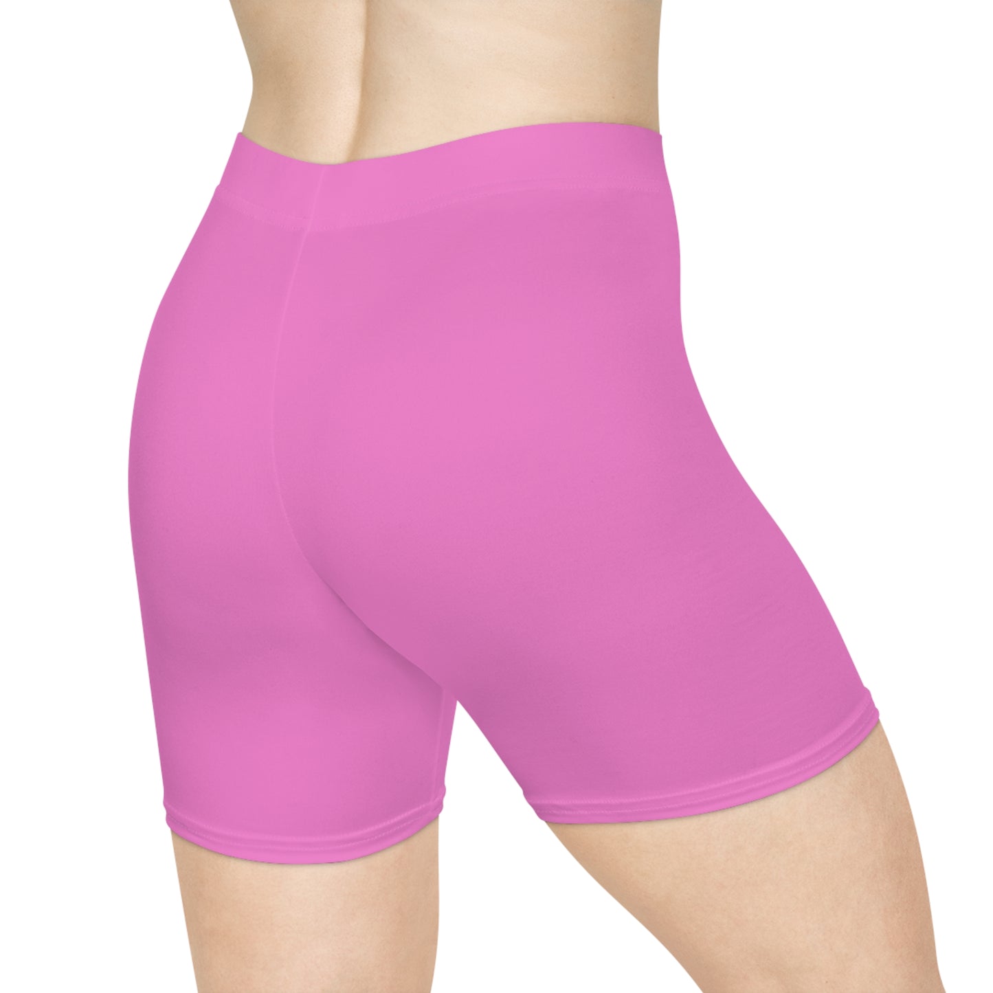 Pink Women's Biker Shorts