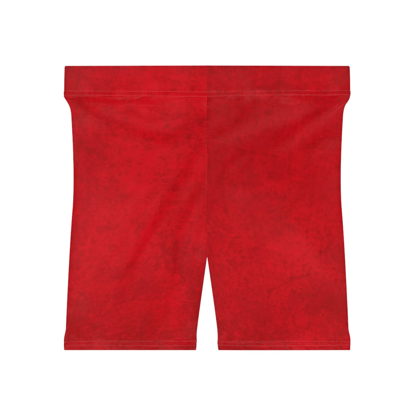 Red Women's Biker Shorts