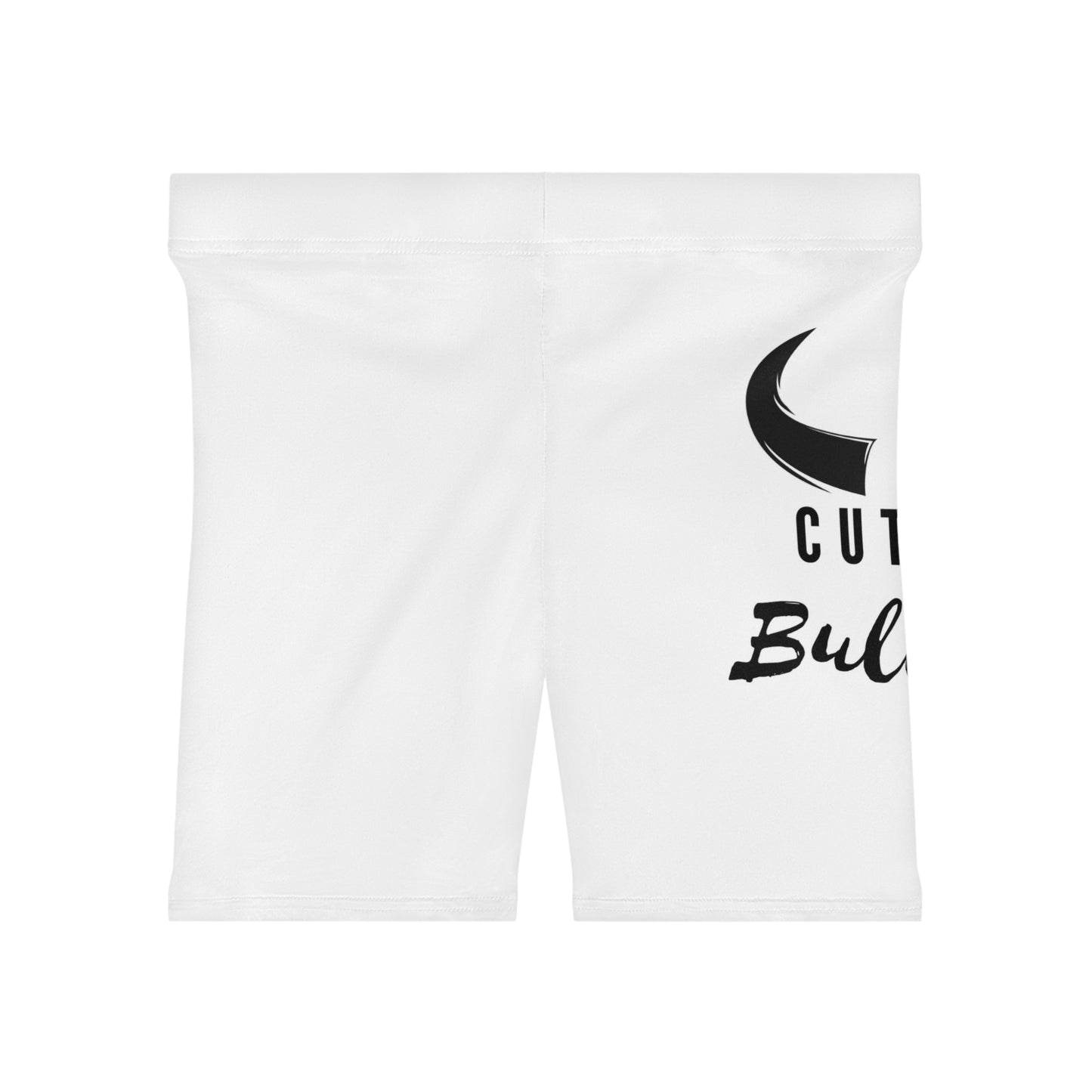 White Cut The BS Women's Biker Shorts