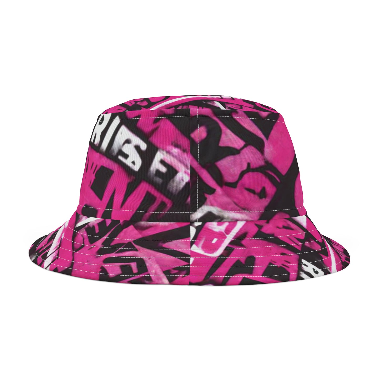 Pink Grafitti Bucket Hat