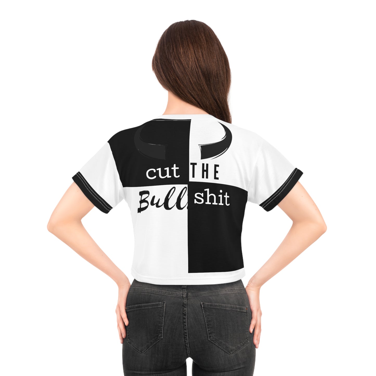 Cut The BS Crop Tee