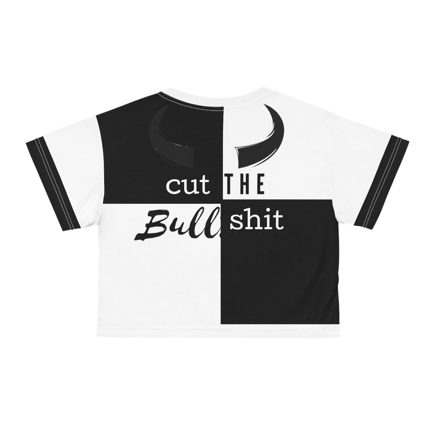 Cut The BS Crop Tee