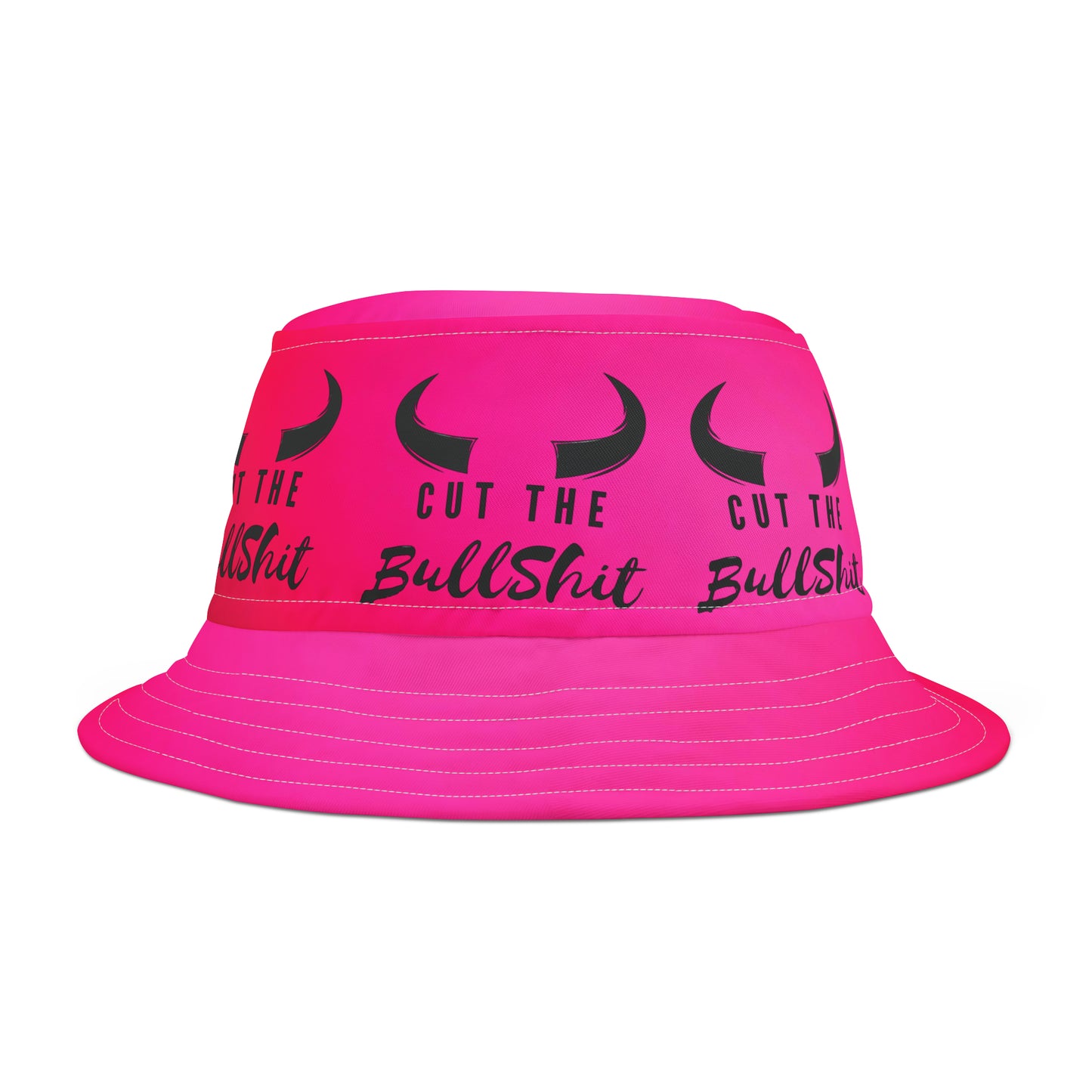 Pink Cut The BS Bucket Hat