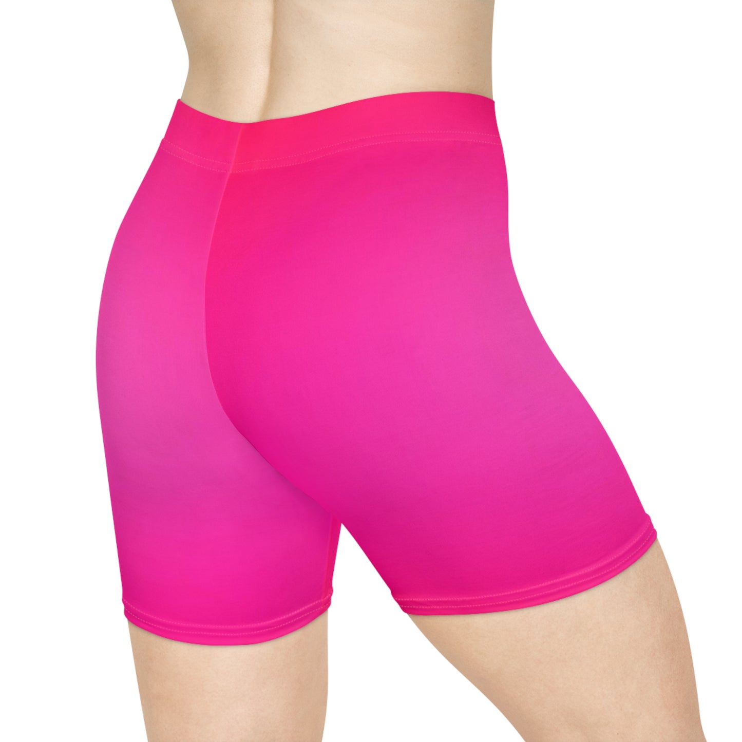 Hot Pink Women's Biker Shorts