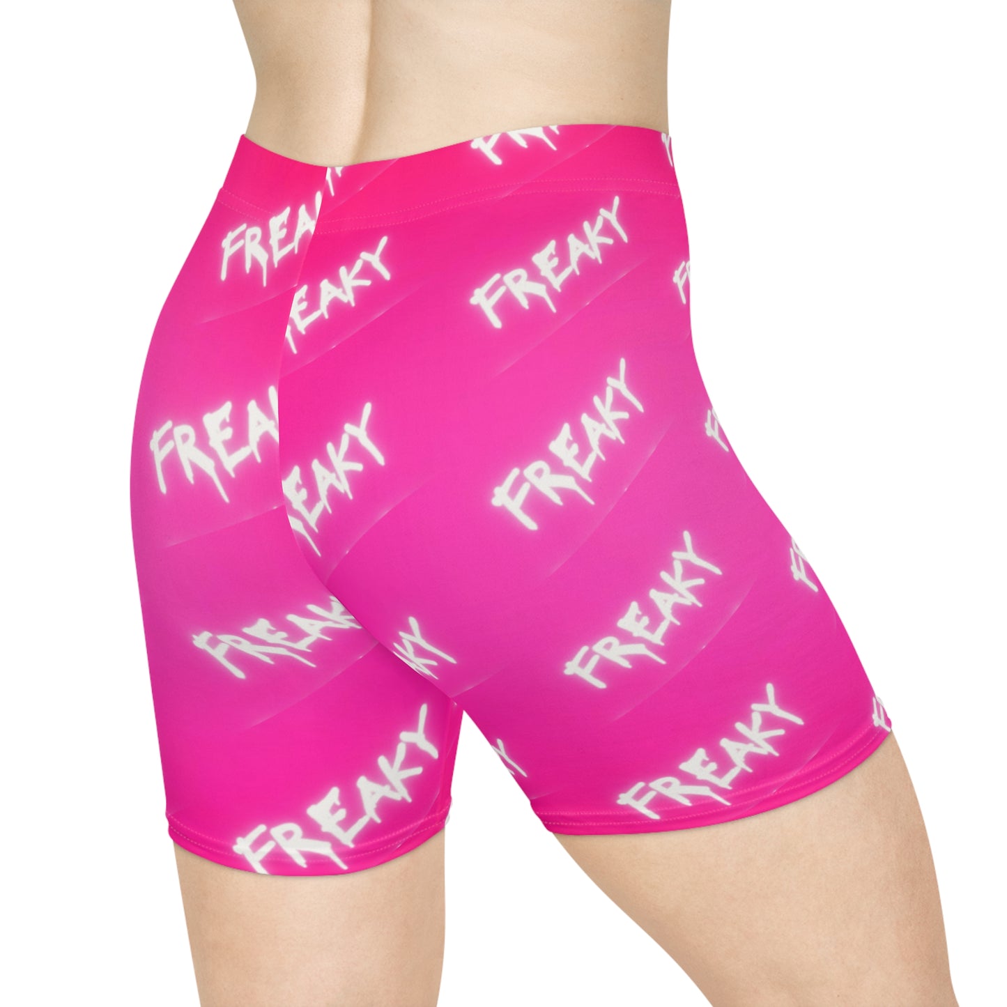 Pink Freaky Biker Shorts