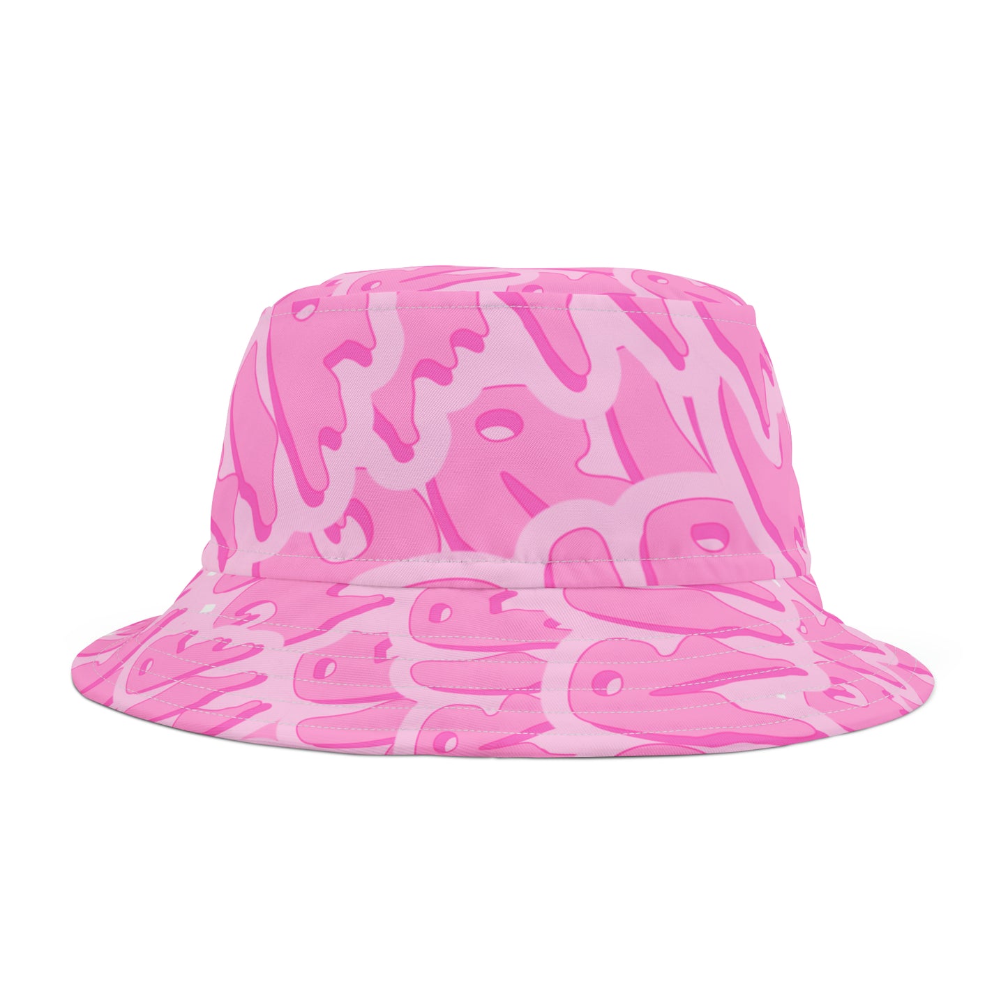 Pink Drip Bucket Hat