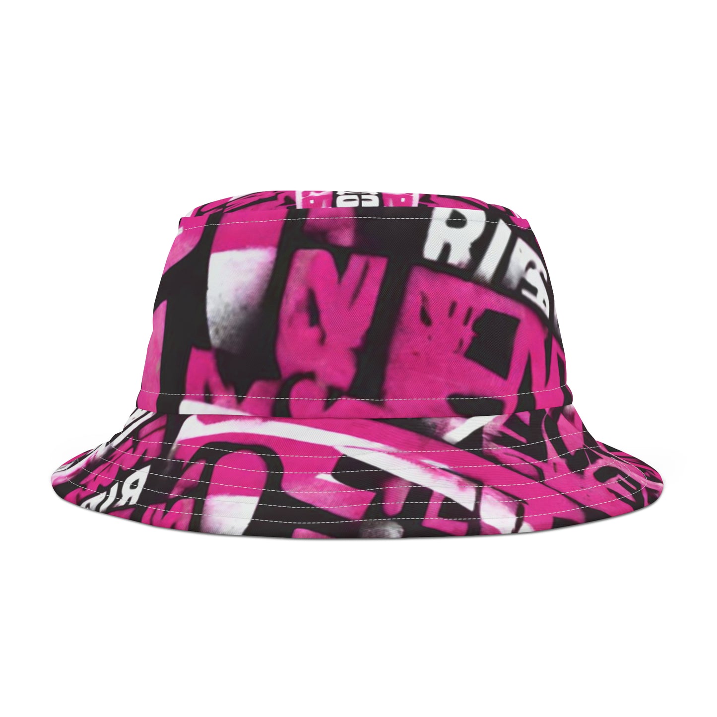 Pink Grafitti Bucket Hat